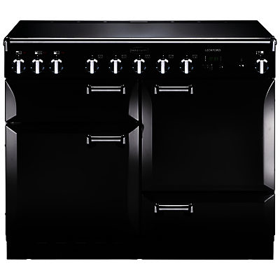 Rangemaster Leckford 110cm Electric Induction Range Cooker Black/Chrome Rangemaster Leckford 110cm Electric Induction Range Cooker Black/Chrome